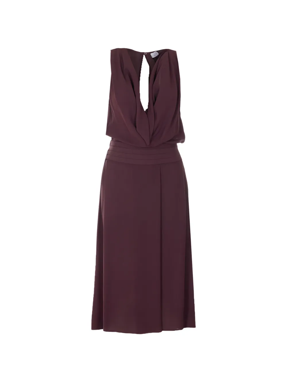 Elisabetta Franchi cutout midi dress - Viola