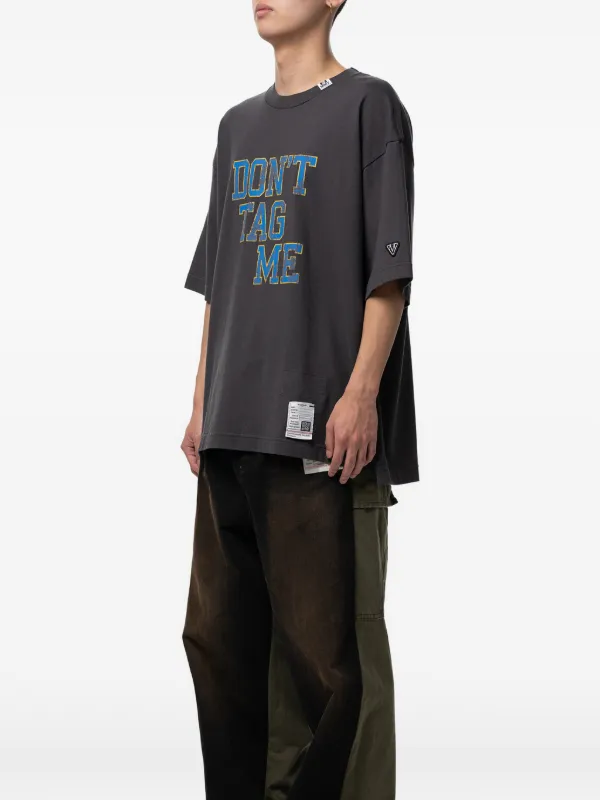 Maison MIHARA YASUHIRO Don't Tag Me T-shirt | Grey | FARFETCH