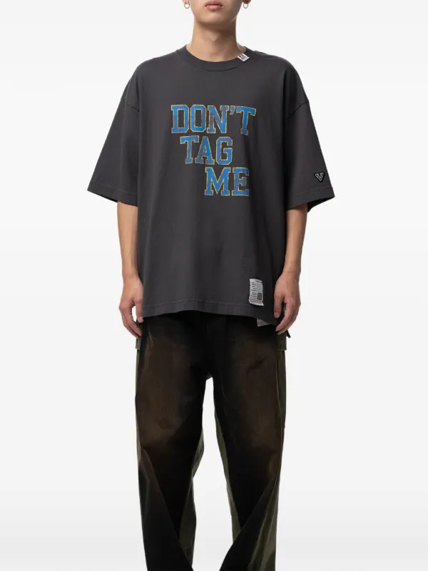 Maison MIHARA YASUHIRO Don't Tag Me T-shirt | Grey | FARFETCH