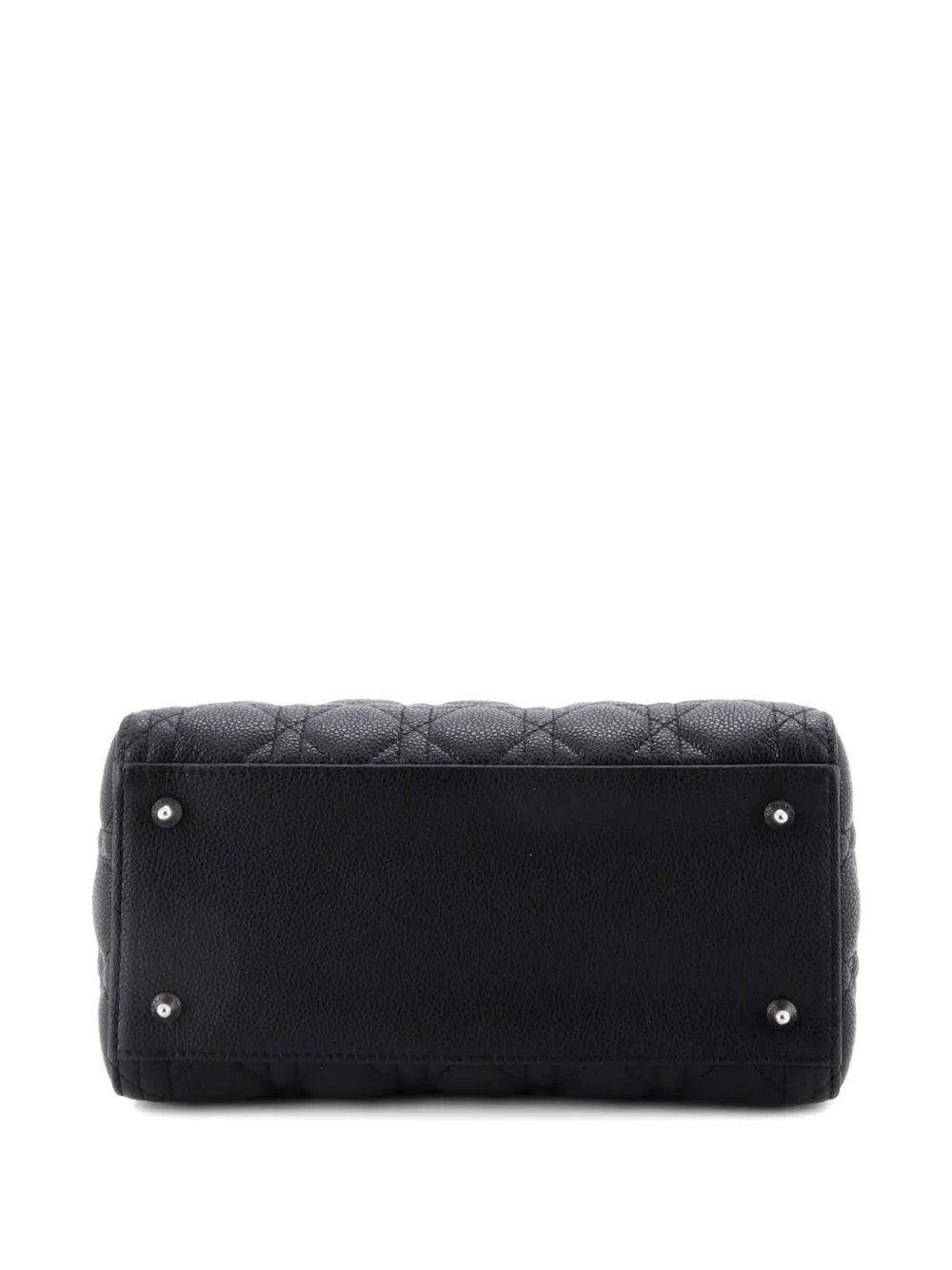 Lady Dior Bag Cannage Quilt Grained Calfskin Medium Satchel