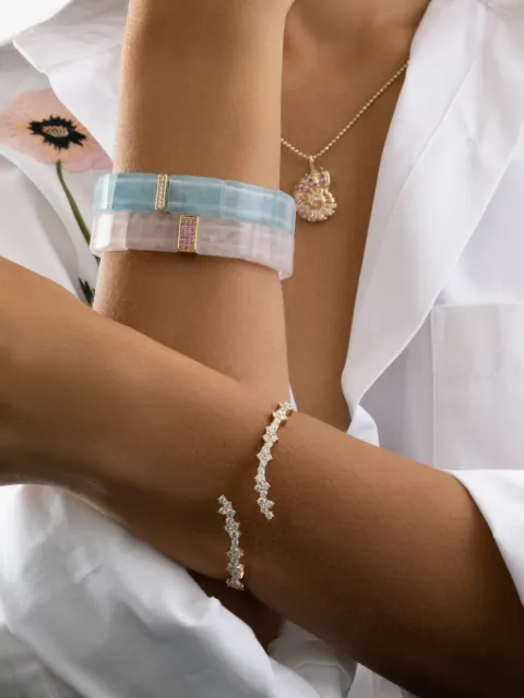 Sydney Evan aquamarine and diamond bracelet