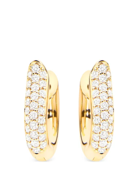 TAMARA COMOLLI créoles Signature médium en diamant