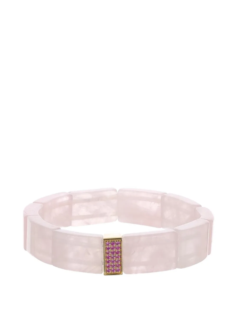 Sydney Evan pink sapphire rose quartz bracelet - Rosa