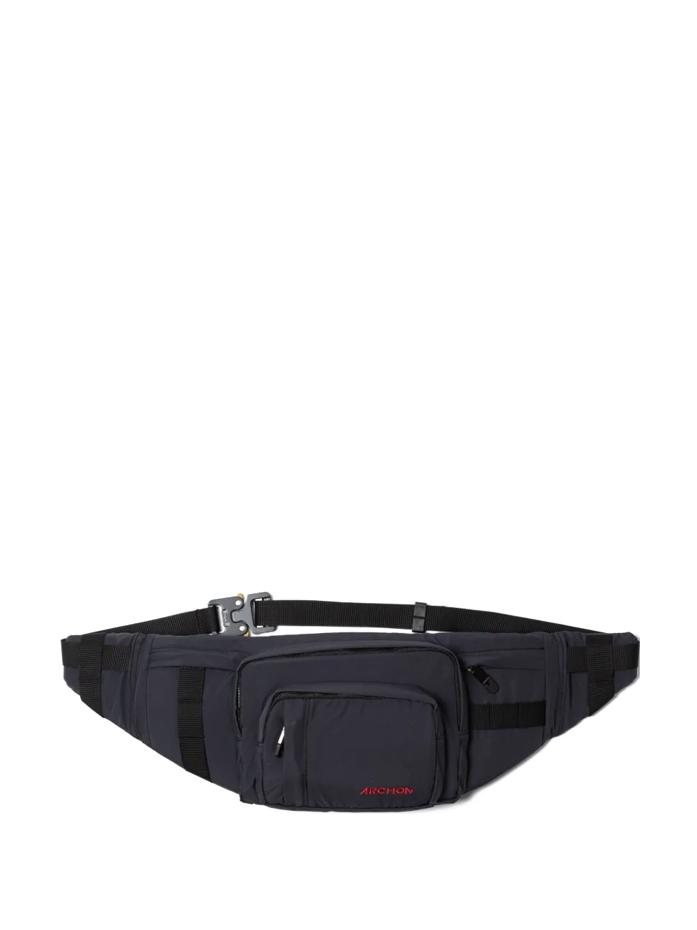 Makavelic front-zip belt bag - Nero