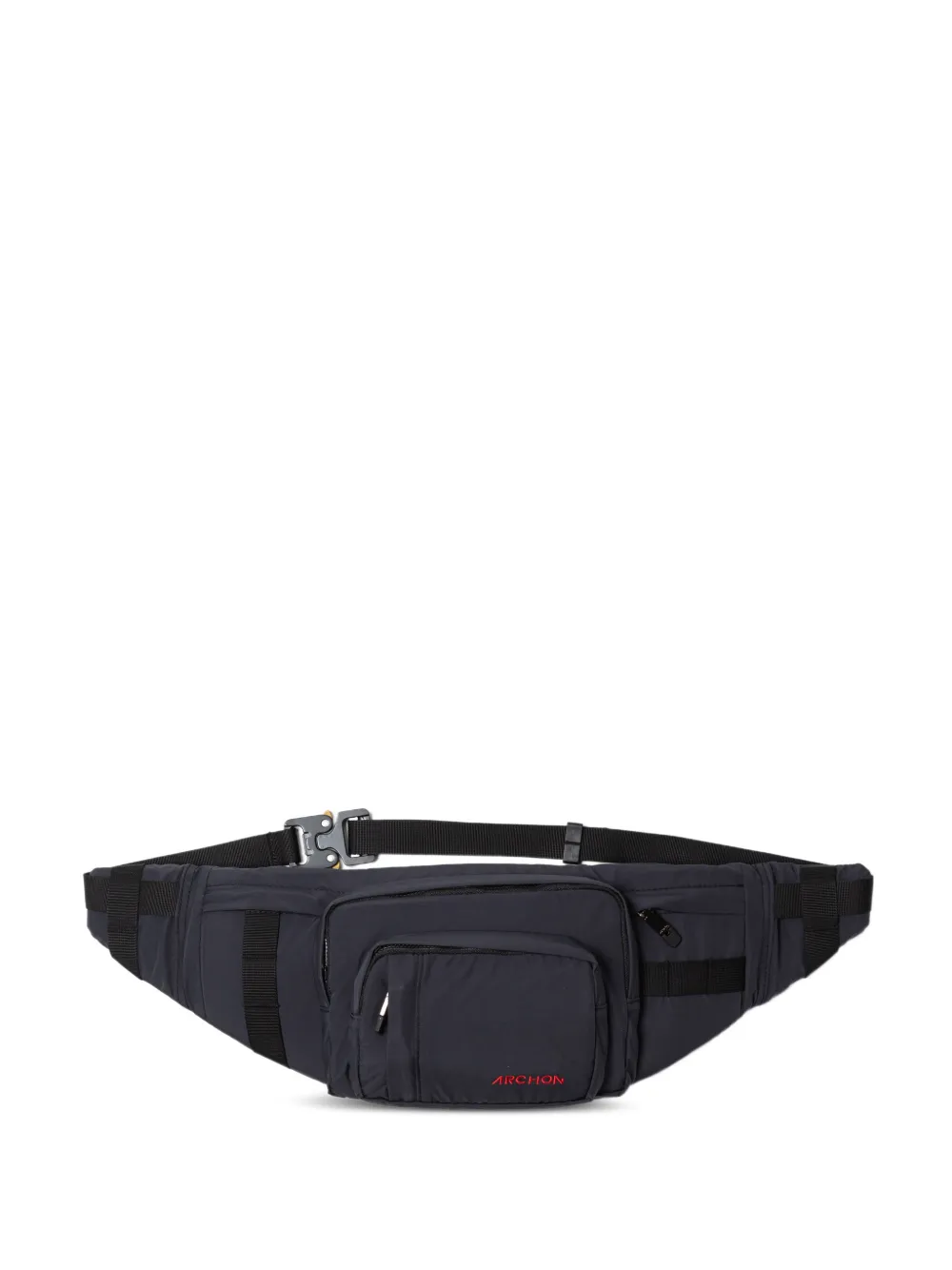 Makavelic front-zip belt bag - Nero