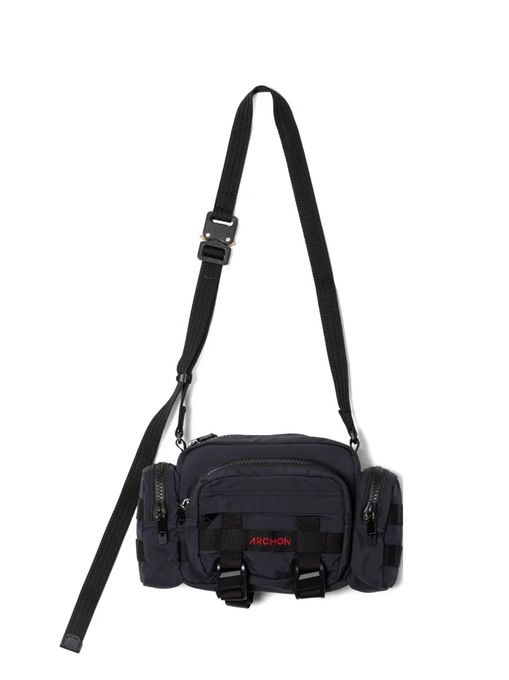 Makavelic Zip-fastening Shoulder Bag In Black