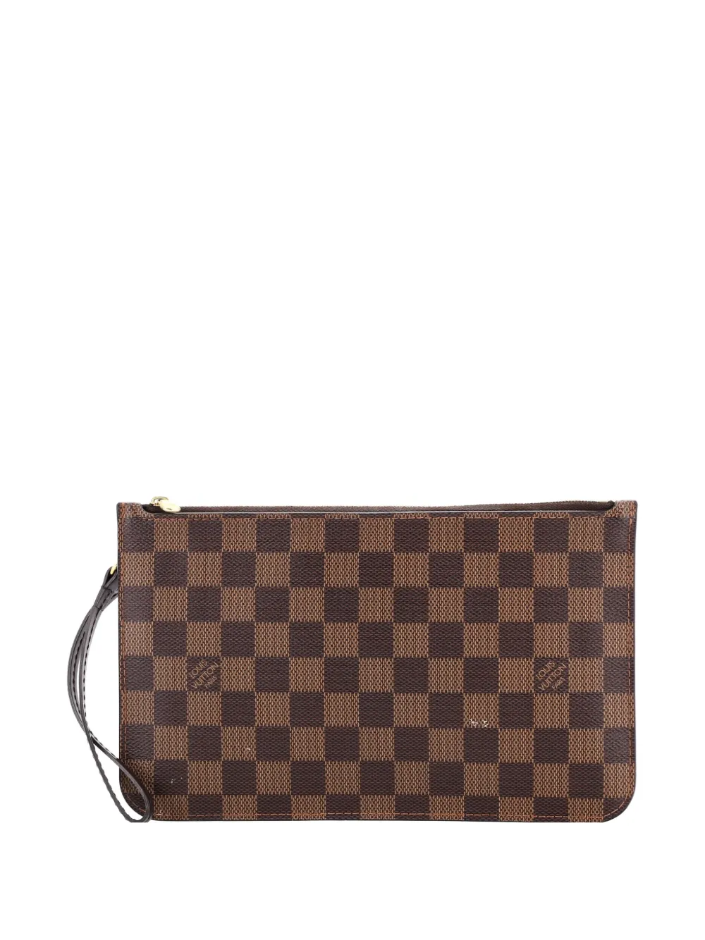 Louis Vuitton Pre-Owned Neverfull Pochette Damier Large pouch - Marrone