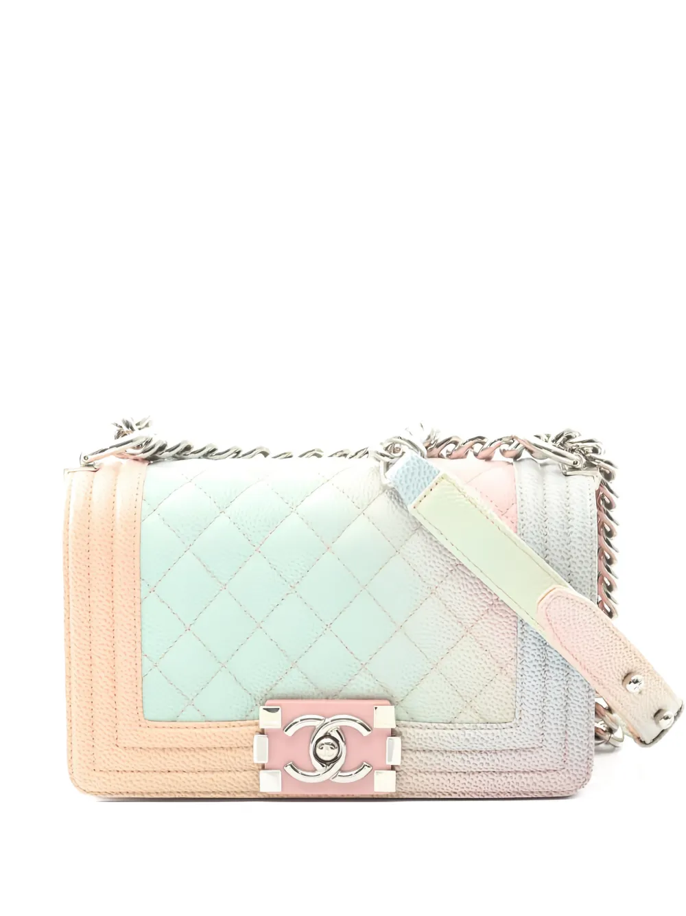 CHANEL Pre-Owned 2018 small chain-strap shoulder bag - Rosa