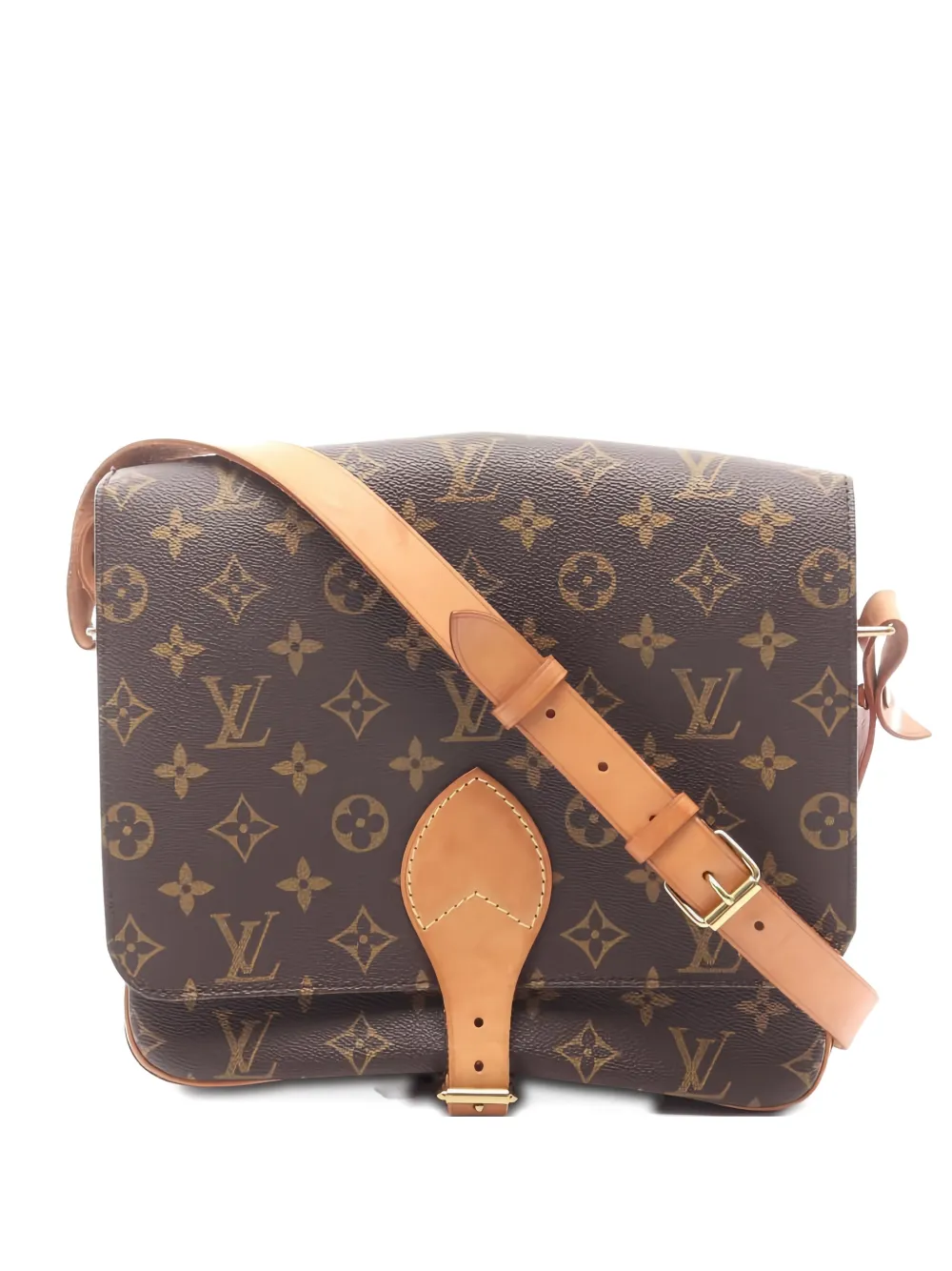 Louis Vuitton Pre-Owned 2000s GM Cartesier monogram shoulder bag - Marrone