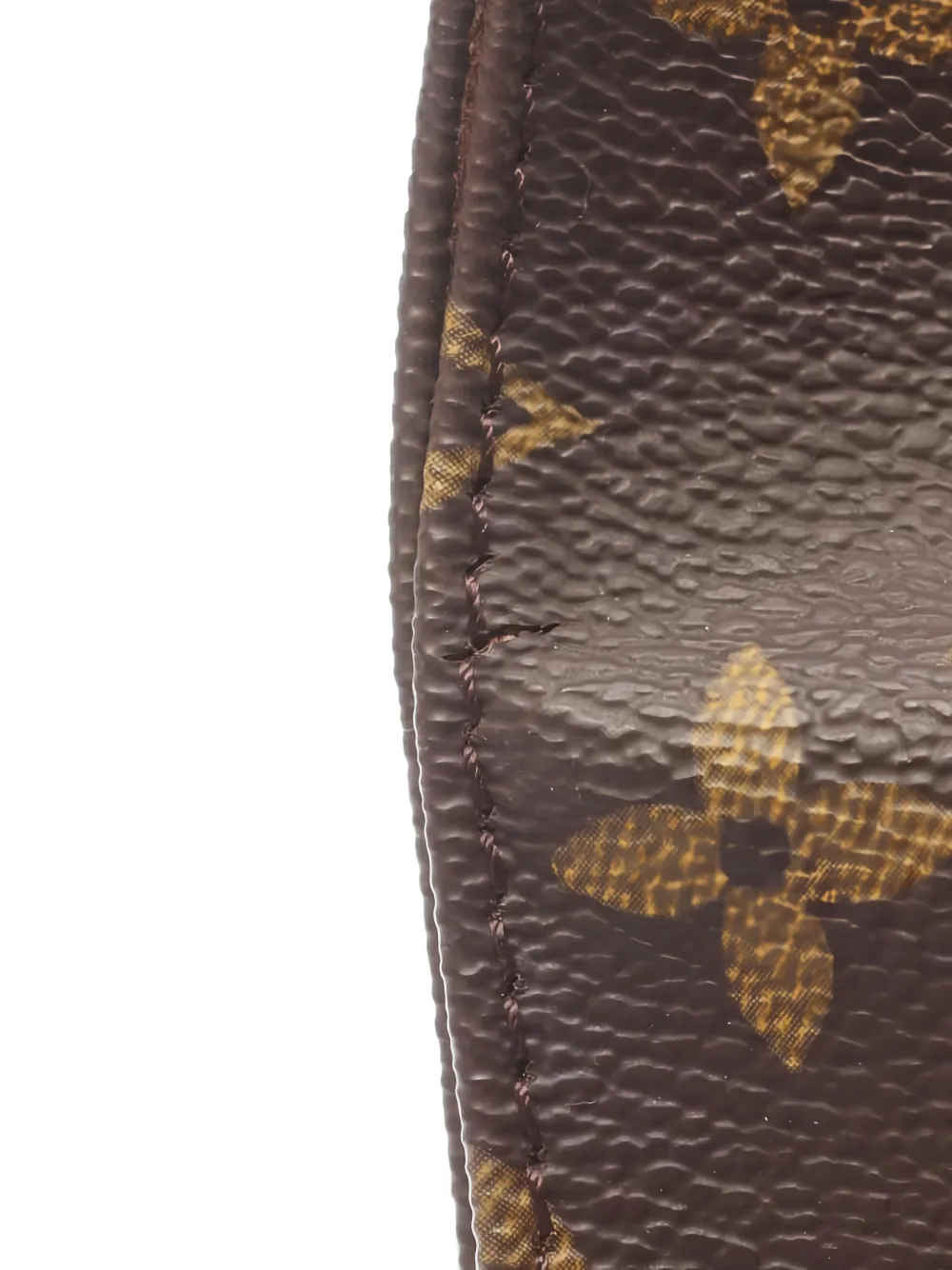 2000s Gm Cartesier Monogram Shoulder Bag
