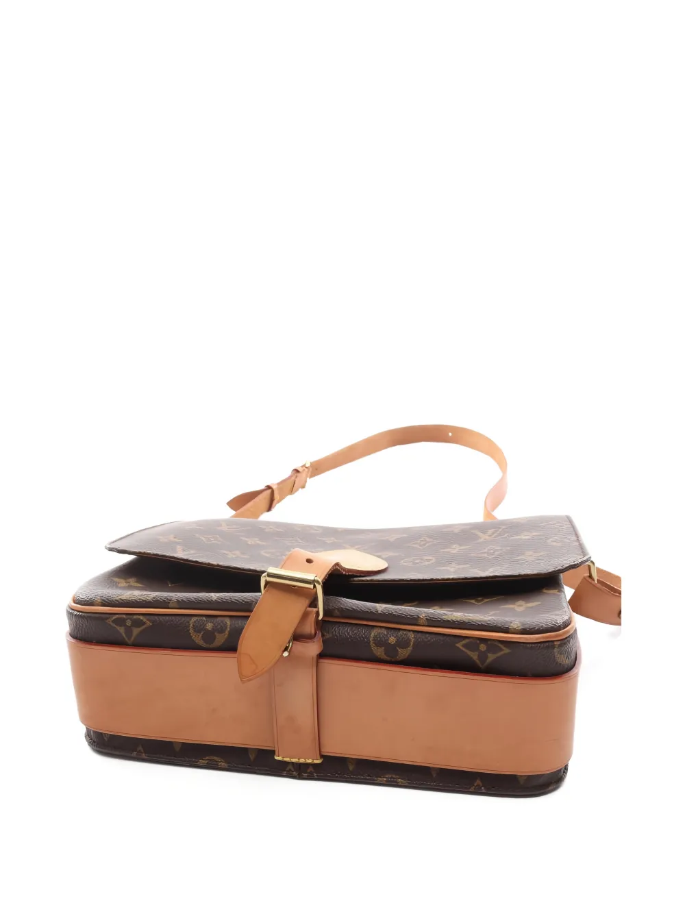 2000s Gm Cartesier Monogram Shoulder Bag