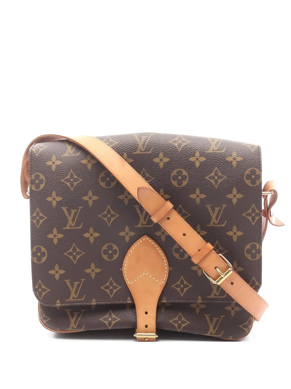 Louis Vuitton Pre-Owned 2000s GM Cartesier monogram shoulder bag - Marrone