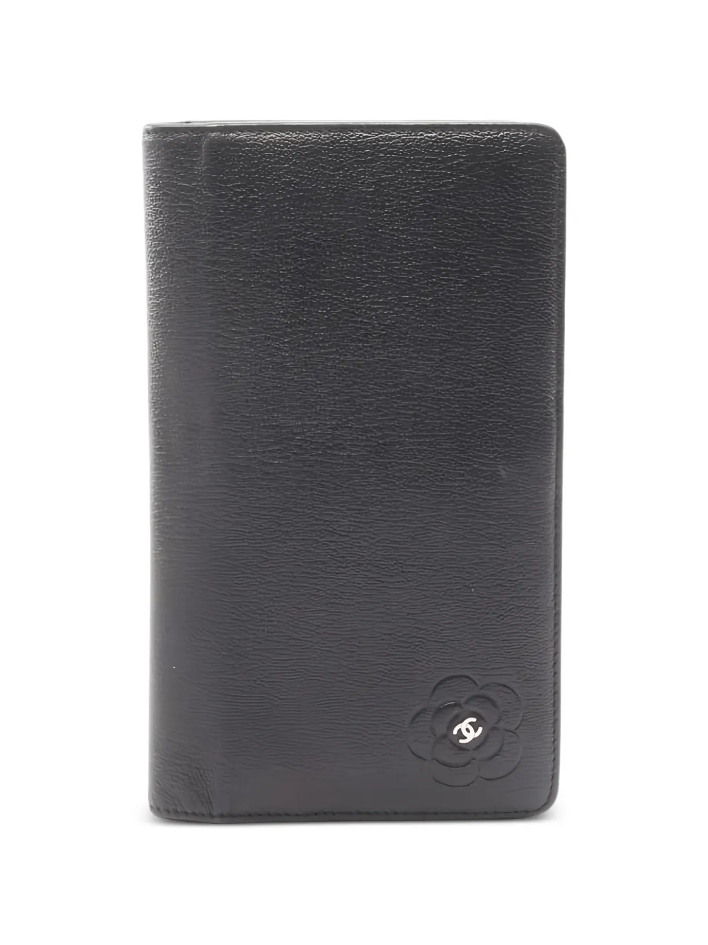 CHANEL Pre-Owned 2011 Camellia leather wallet - Nero