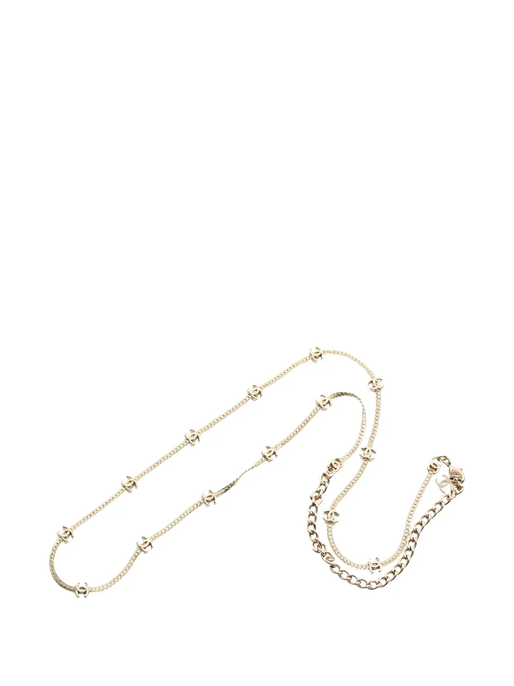 CHANEL Pre-Owned 1986-1988 Coco Mark necklace - Oro