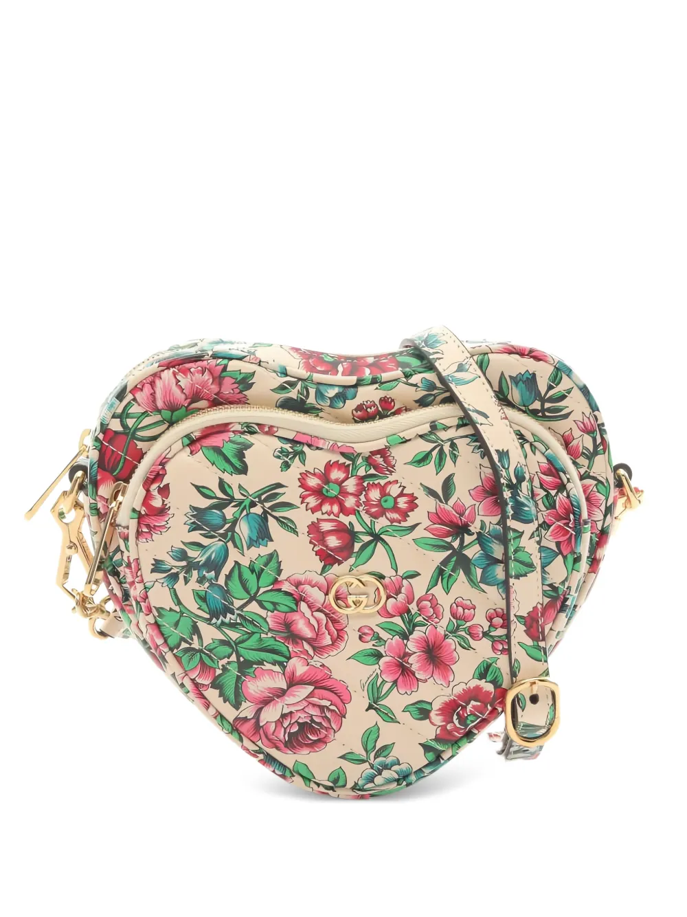 Gucci Pre-Owned 2010s floral-pattern shoulder bag - Toni neutri