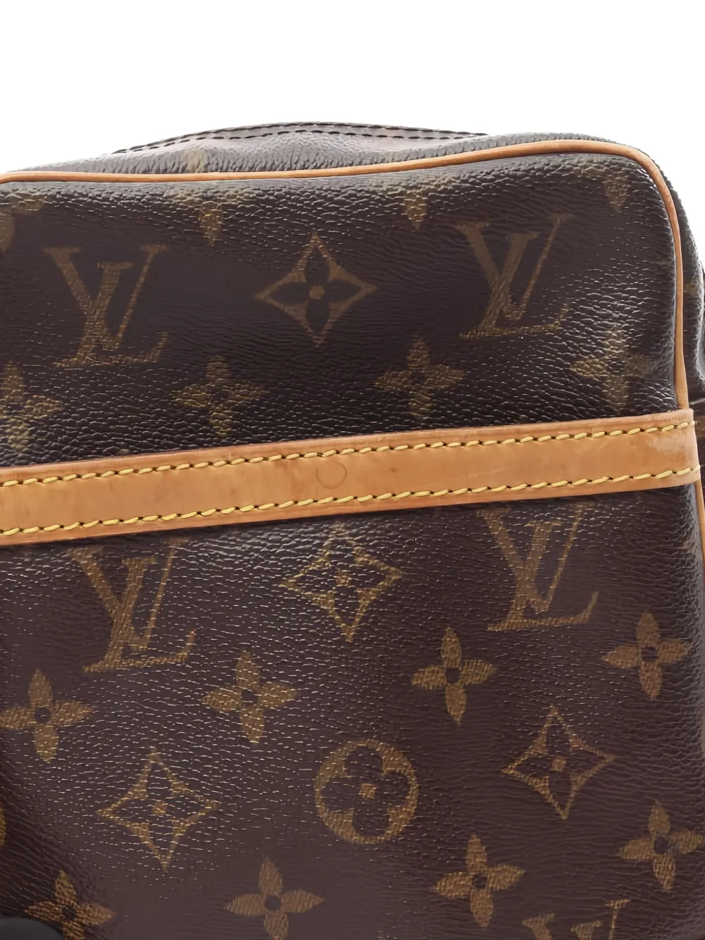  Louis Vuitton Pre-owned 2003 Danube Monogram Shoulder Bag - Brown 