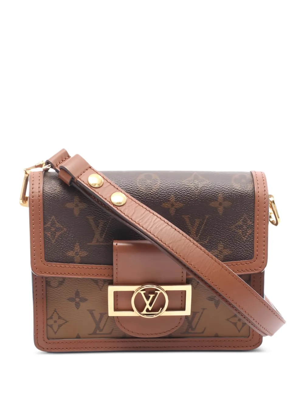 Louis Vuitton Pre-Owned Dauphine monogram-pattern satchel bag - Marrone