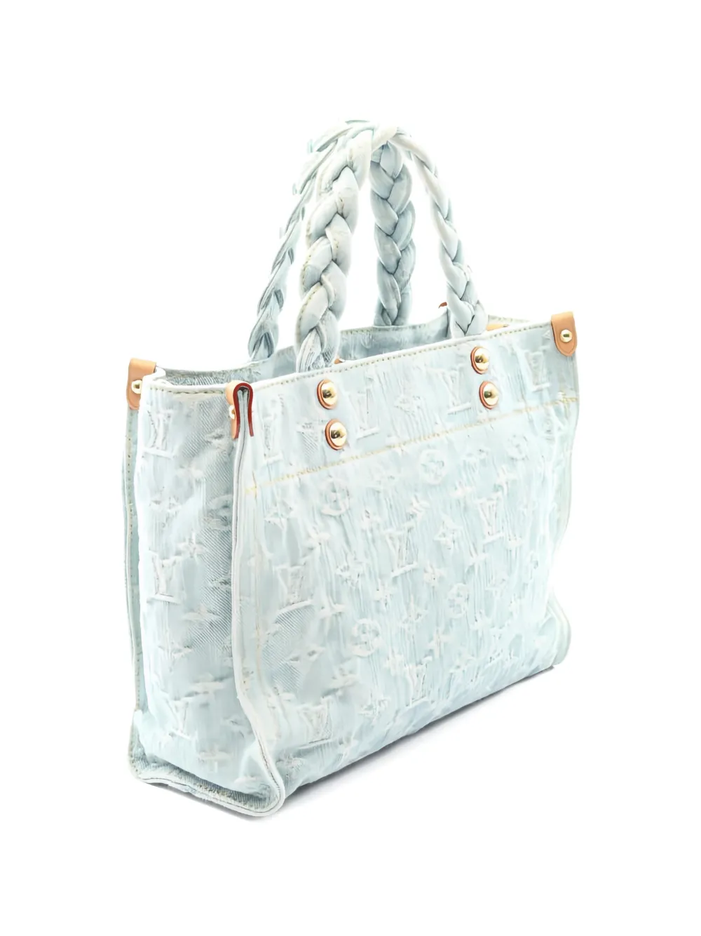 Louis Vuitton Pre-Owned 2021 monogram-pattern top-handle tote bag - Blauw