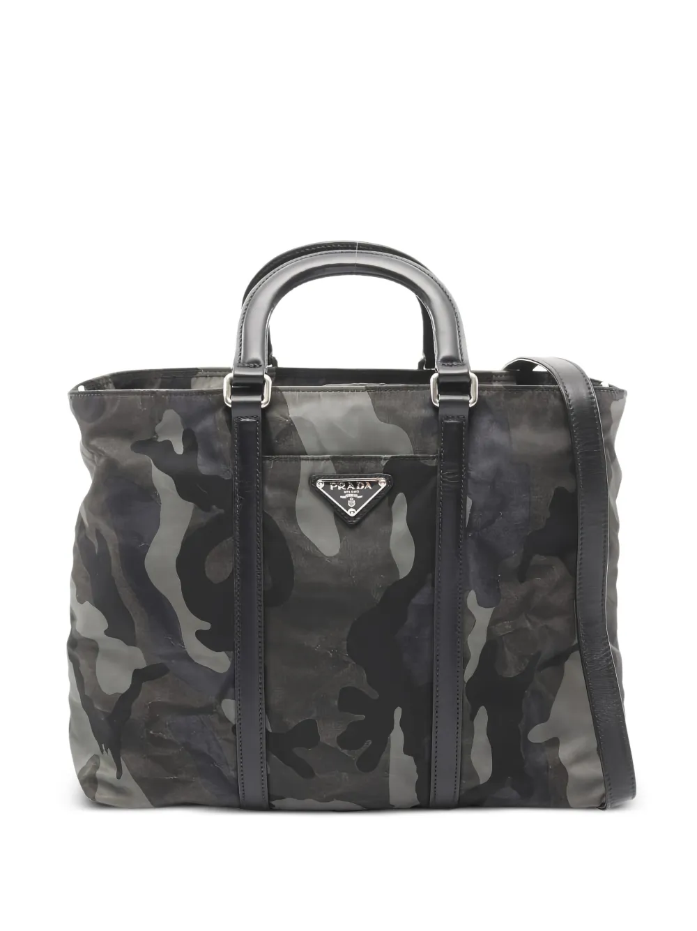 Prada Pre-Owned 2000s camouflage tote bag - Grigio