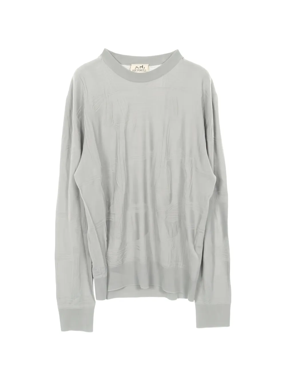 Hermès Pre-Owned 2010s crew neck wool sweater - Grigio