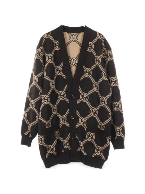 Gucci Pre-Owned 2000 Interlocking G reversible cardigan