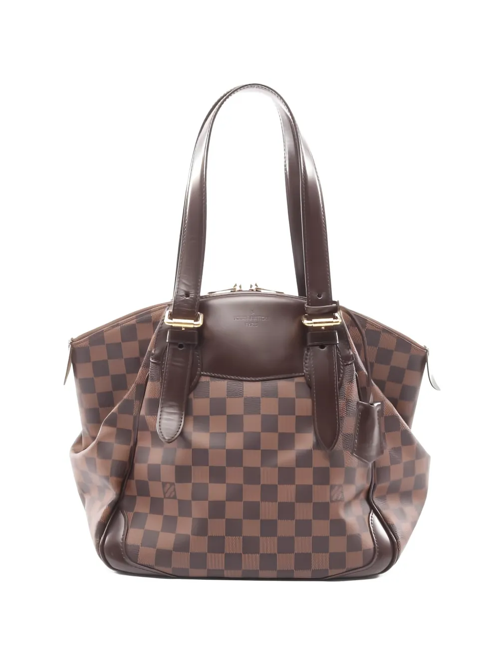 Louis Vuitton Pre-Owned 2010 MM Verona Damier Ebène shoulder bag - Marrone
