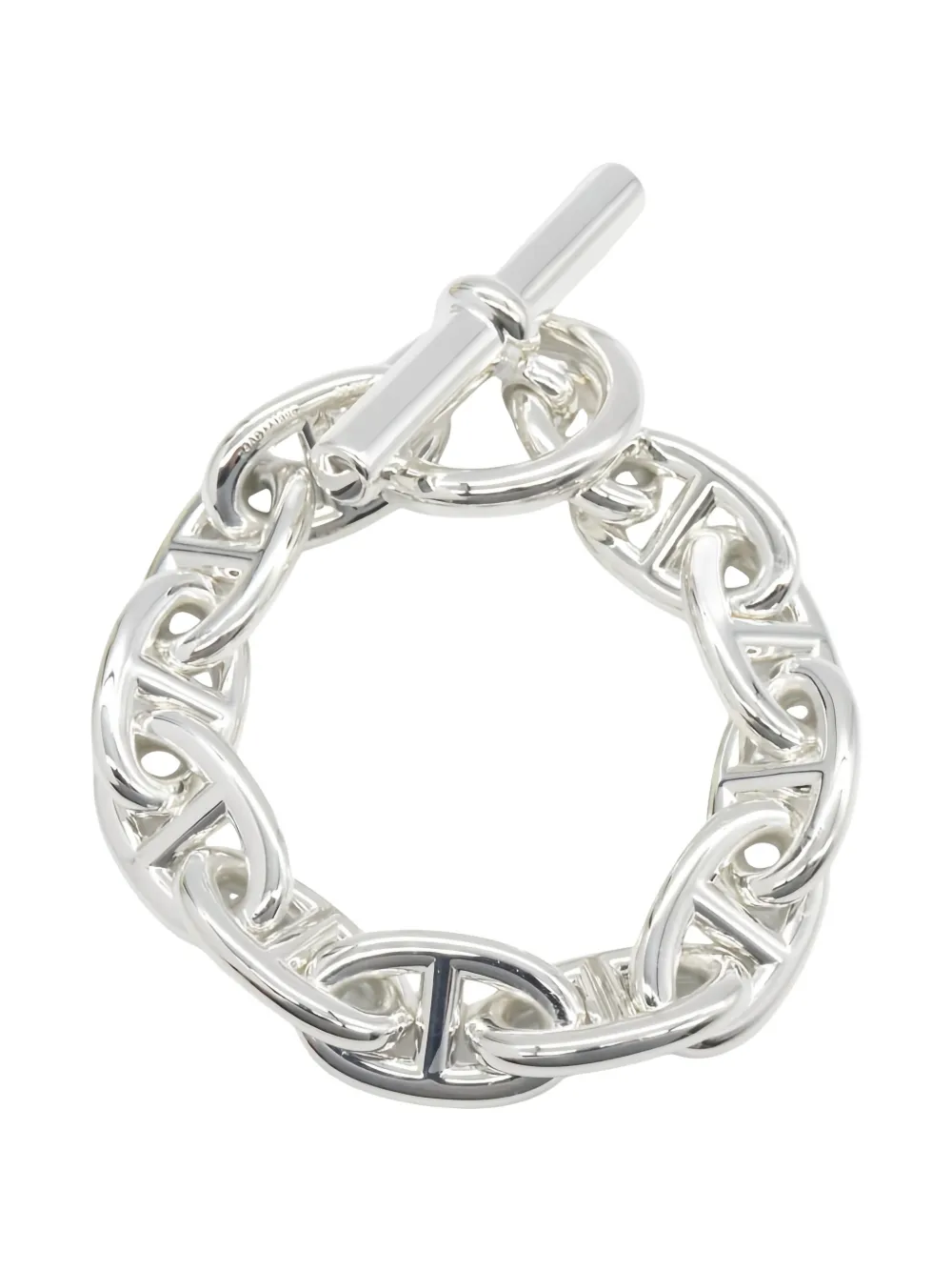 Hermès Pre-Owned 2010s Chaîne d'Ancre TGM bracelet - Argento