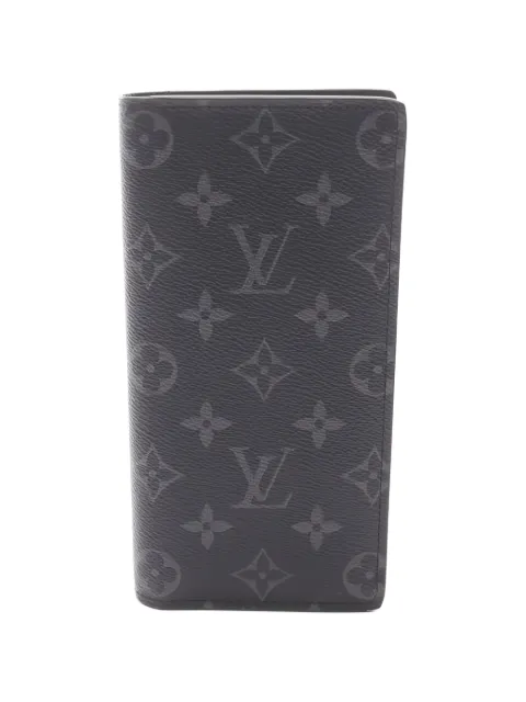 Louis Vuitton Pre-Owned 2019 Brazza Monogram Eclipse Portemonnaie