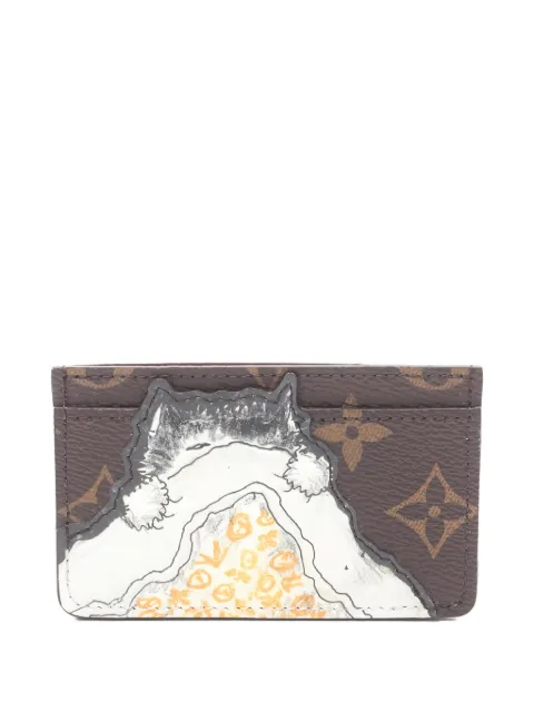 Louis Vuitton Pre-Owned x Grace Coddington 2021 Cat Nap card holder