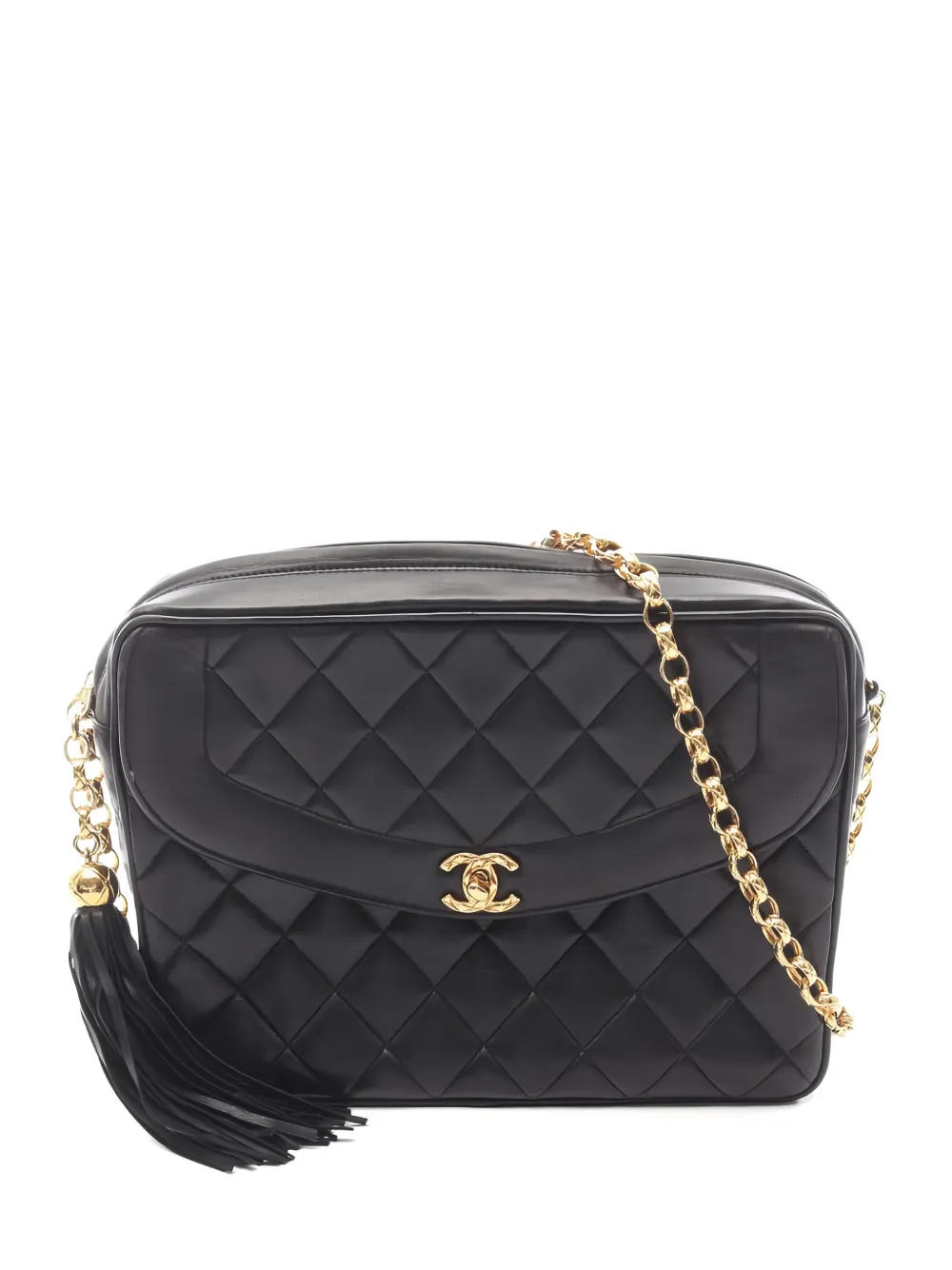 CHANEL Pre-Owned 1997-1999 Matelasse Diana chain-strap shoulder bag - Nero
