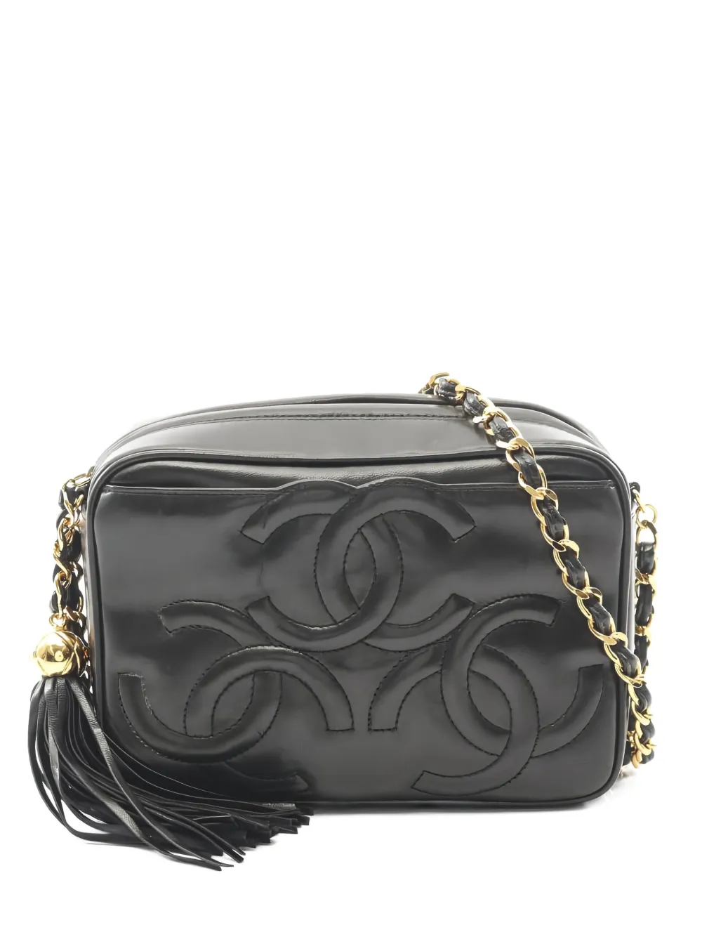 CHANEL Pre-Owned 1994-1996 Coco Mark chain shoulder bag - Nero