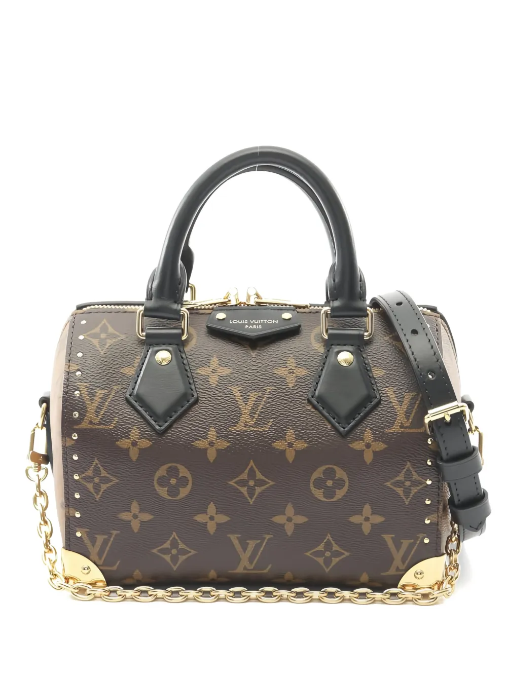 Louis Vuitton Pre-Owned 2021 Speedy Trunk 20 Monogram tote bag - Marrone