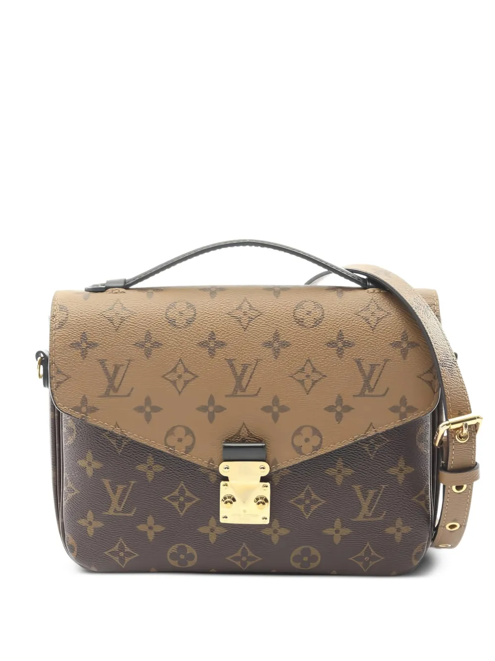 Louis Vuitton Pre-Owned 2021s MM Metiz monogram-canvas tote bag - Marrone