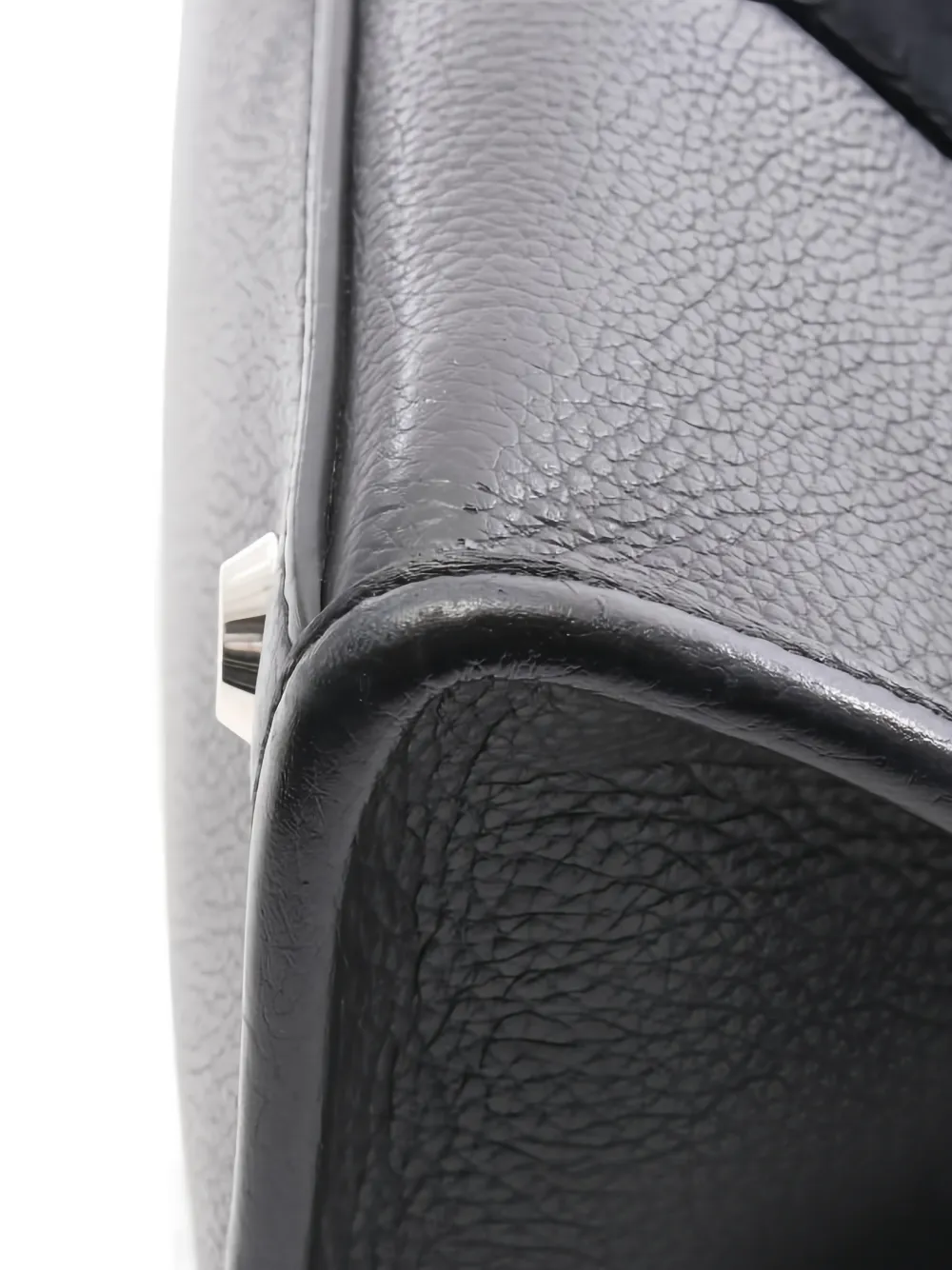 2000s Hardware Leather Tote Bag