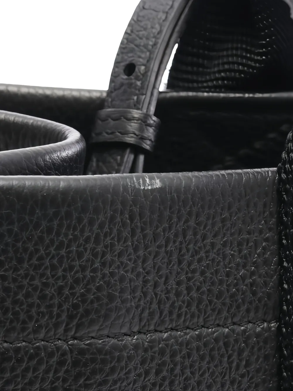 2000s Hardware Leather Tote Bag