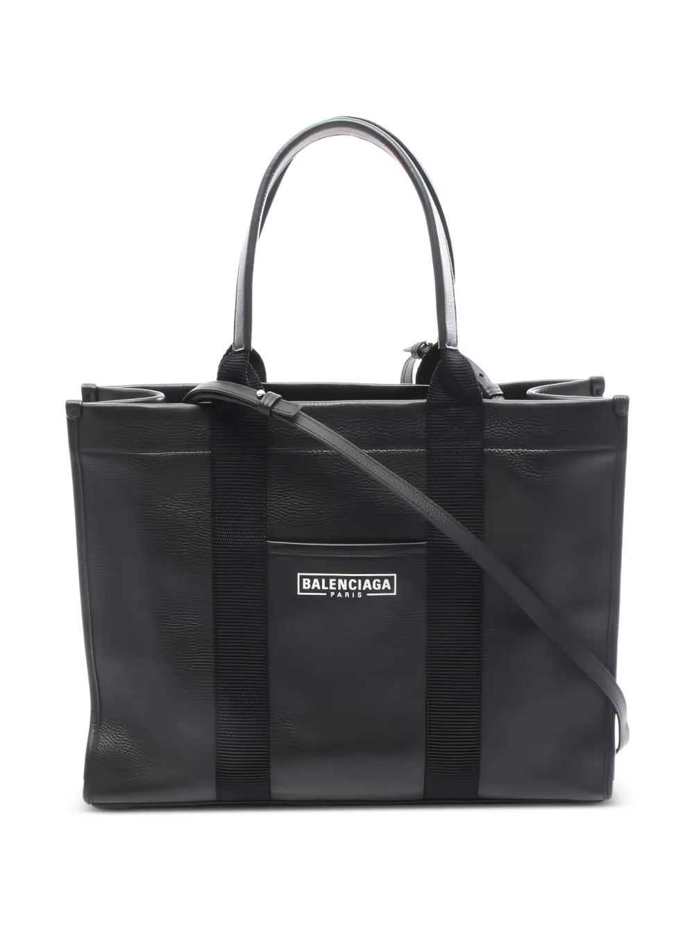 Balenciaga Pre-Owned 2000s hardware leather tote bag - Nero