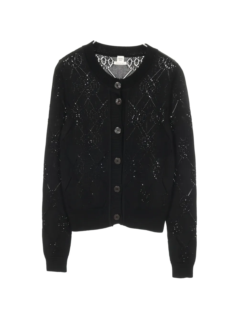 Hermès Pre-Owned 2010 H-Lift Cardigan mit rundem Ausschnitt - Schwarz