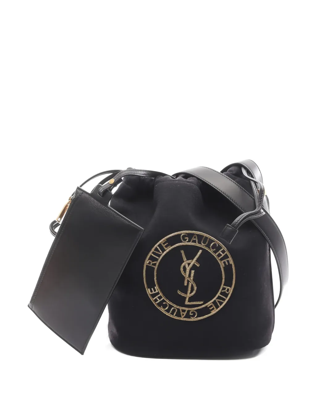 Saint Laurent Pre-Owned 2020s Rive Gauche bucket bag - Nero