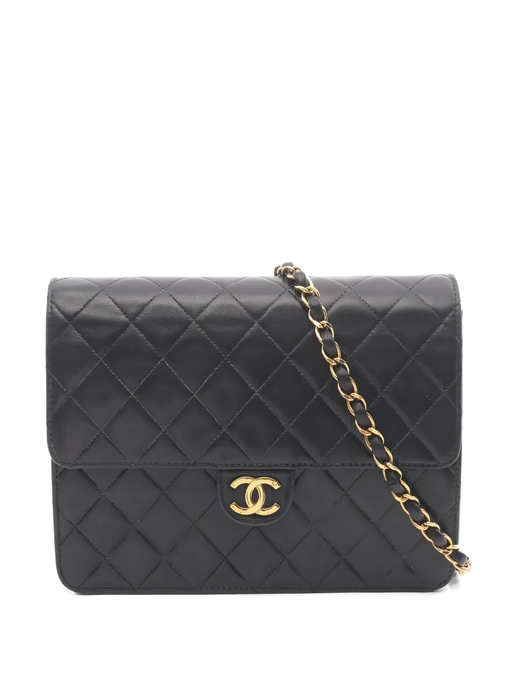 CHANEL Pre-Owned 1996-1997 Single Flap matelasse cross body bag - Nero