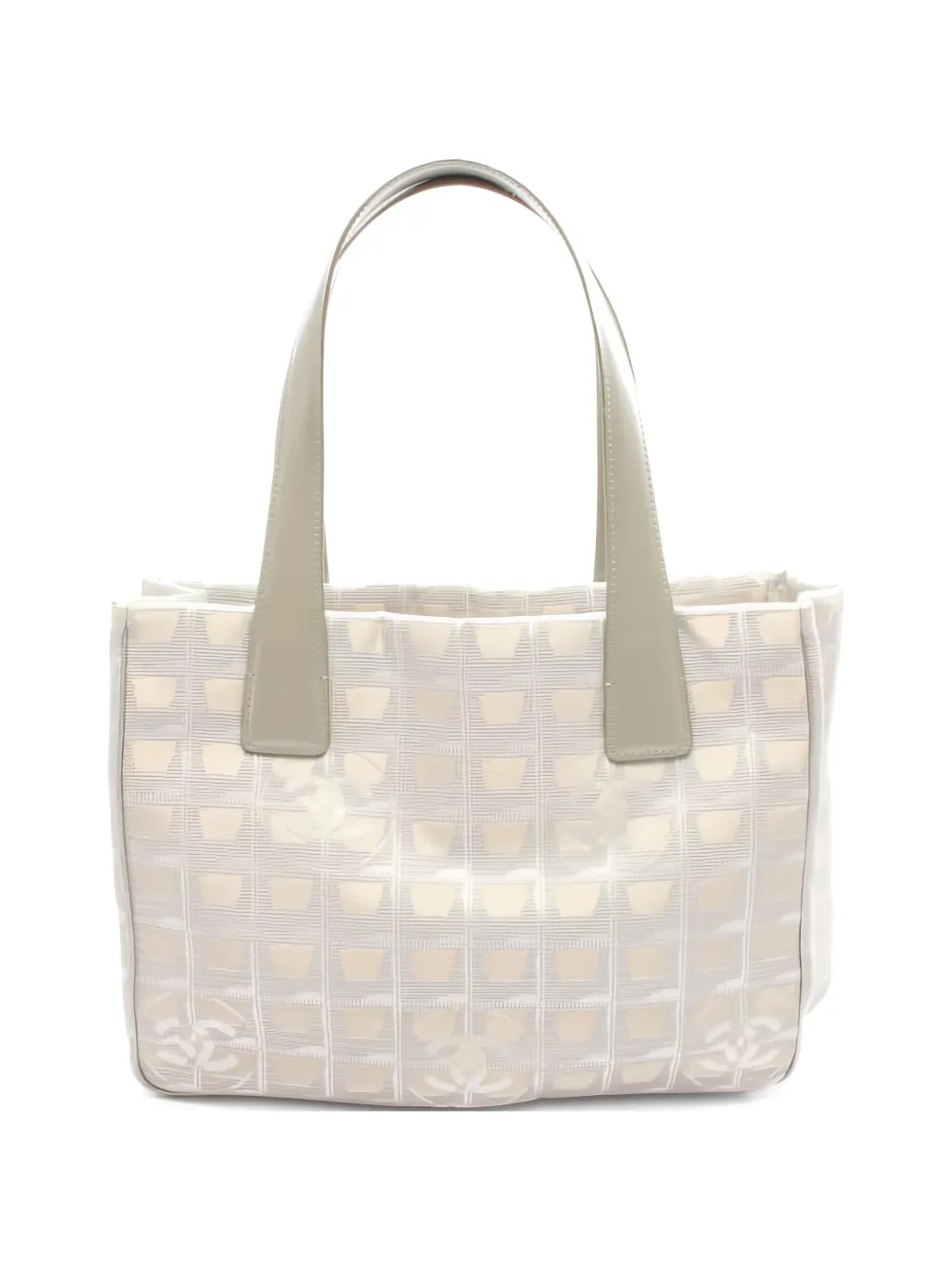 CHANEL Pre-Owned 2005-2006 PM New Travel Line canvas tote bag - Toni neutri