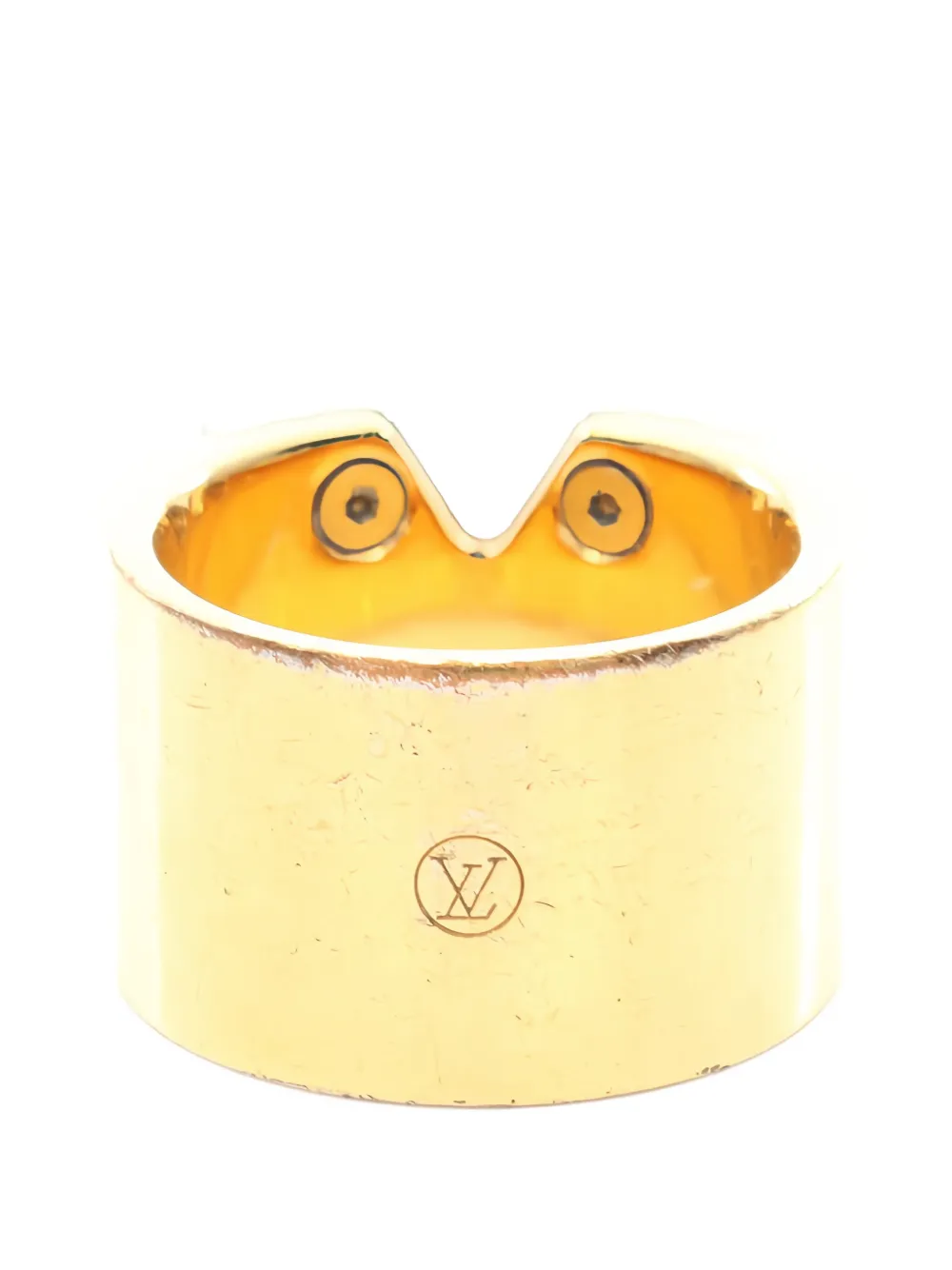 Louis Vuitton Pre-Owned 2019 Essential V ring - Oro