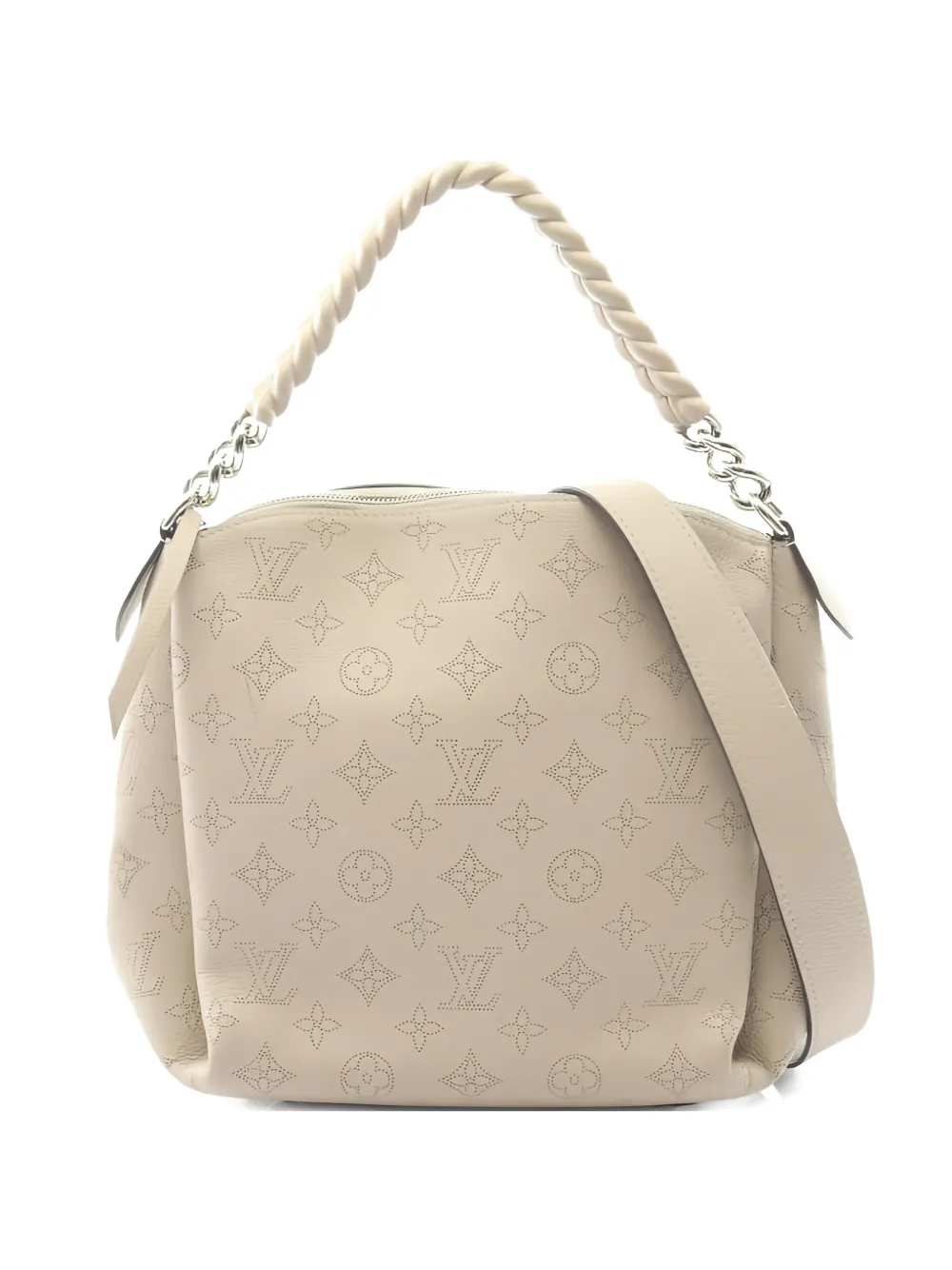 Louis Vuitton Pre-Owned 2017 Babylon Chain BB Mahina Gale leather tote bag - Toni neutri