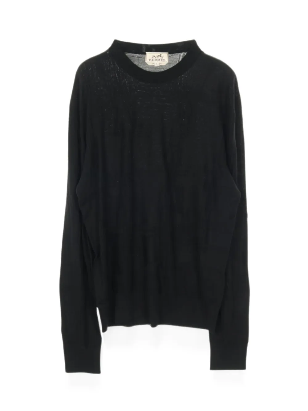 Hermès Pre-Owned 2010s Jeu De Point Arne sweater - Schwarz