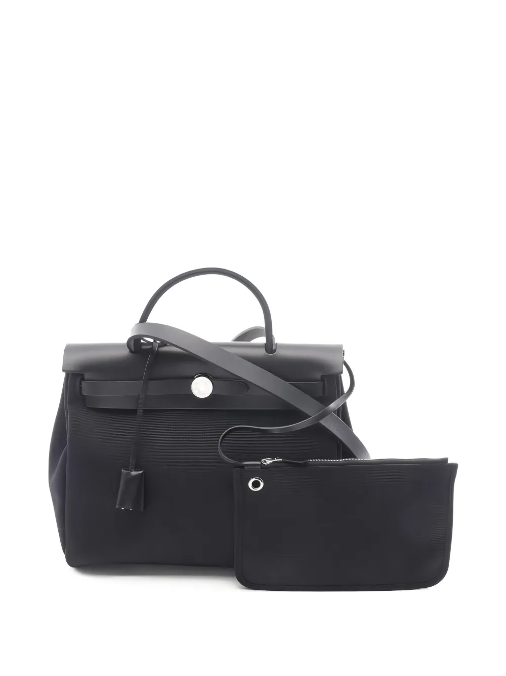 Hermès Pre-Owned 2023 PM Herbag Zip leather handbag - Nero