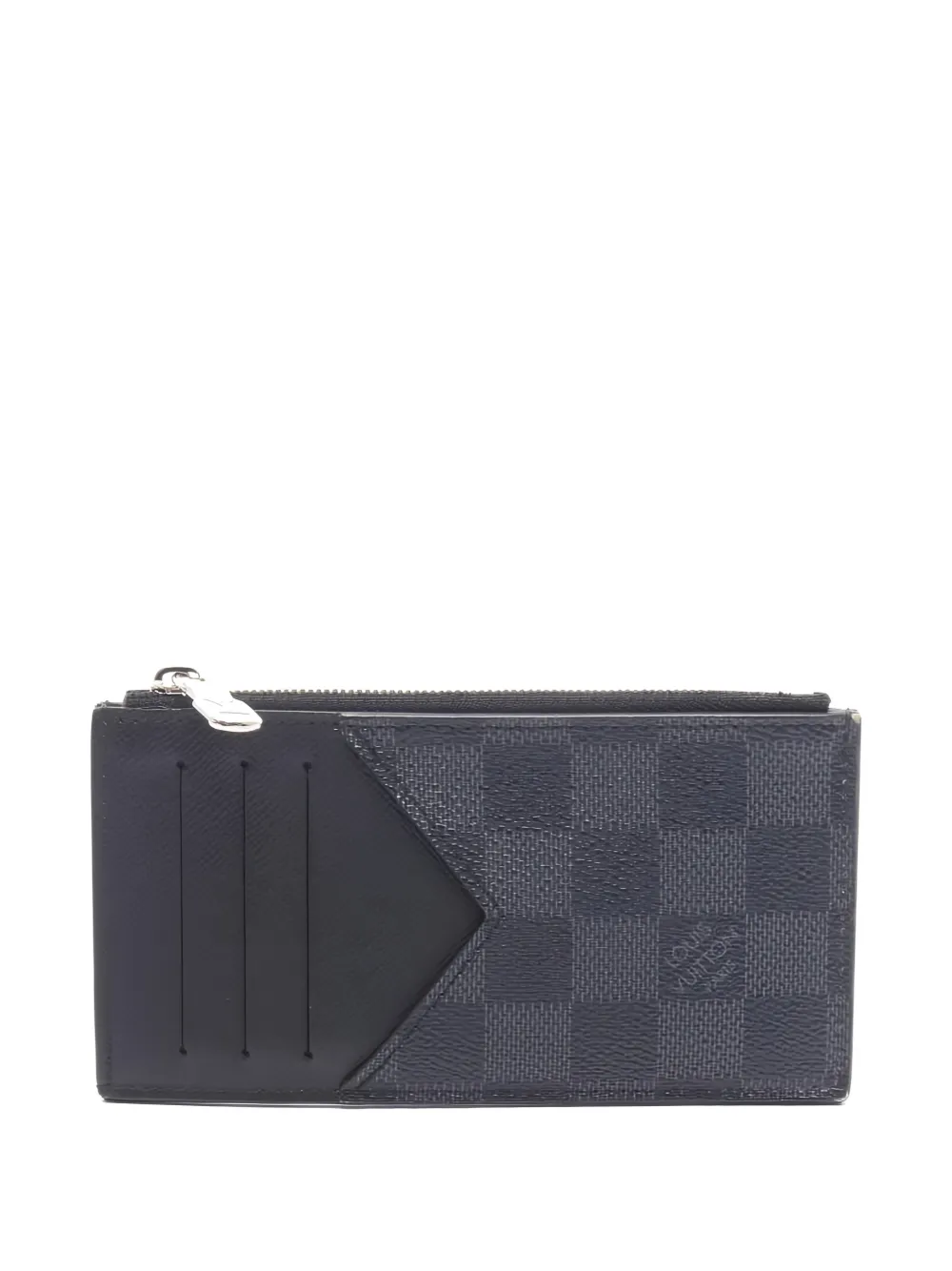 Louis Vuitton Pre-Owned 2021 damier zip card case - Grigio