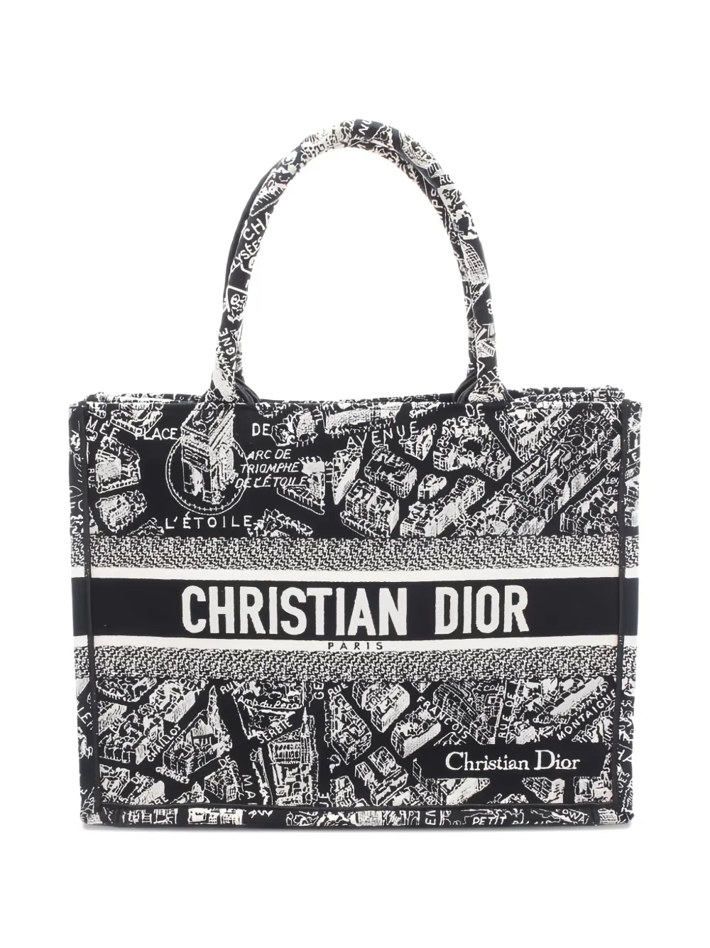 Christian Dior Pre-Owned Borsa tote Book media anni 2010 - Nero