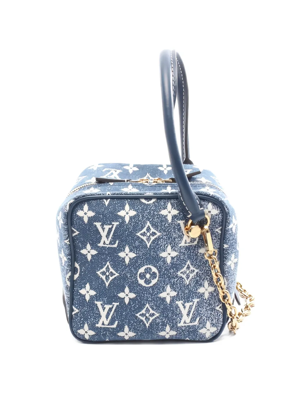 Louis Vuitton Pre-Owned 2010s denim monogram tote bag - Blu