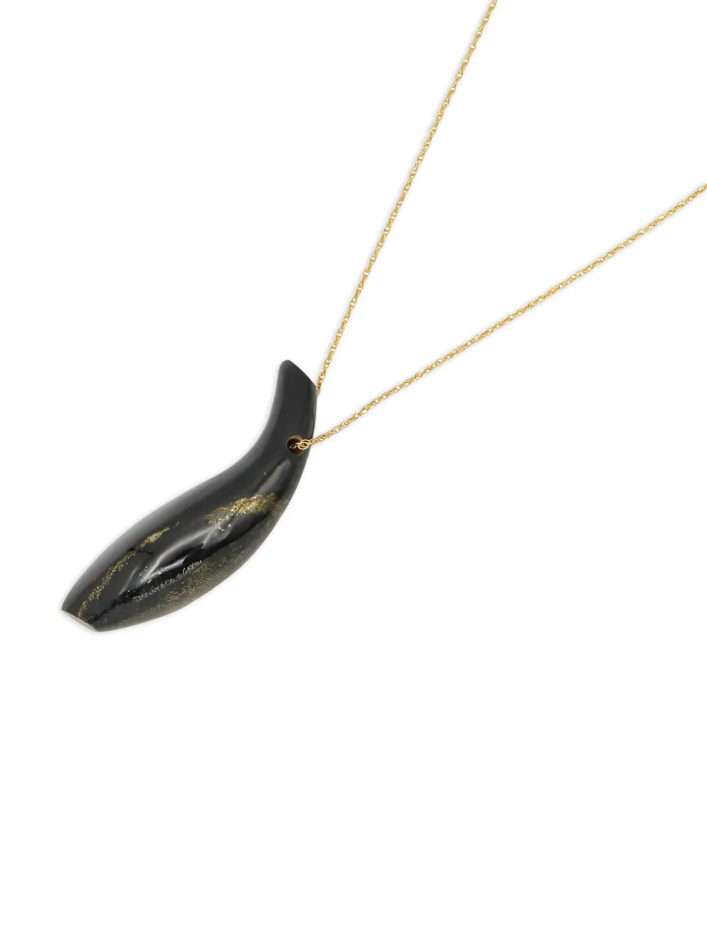2010s Morion Frank Gehry Fish Necklace