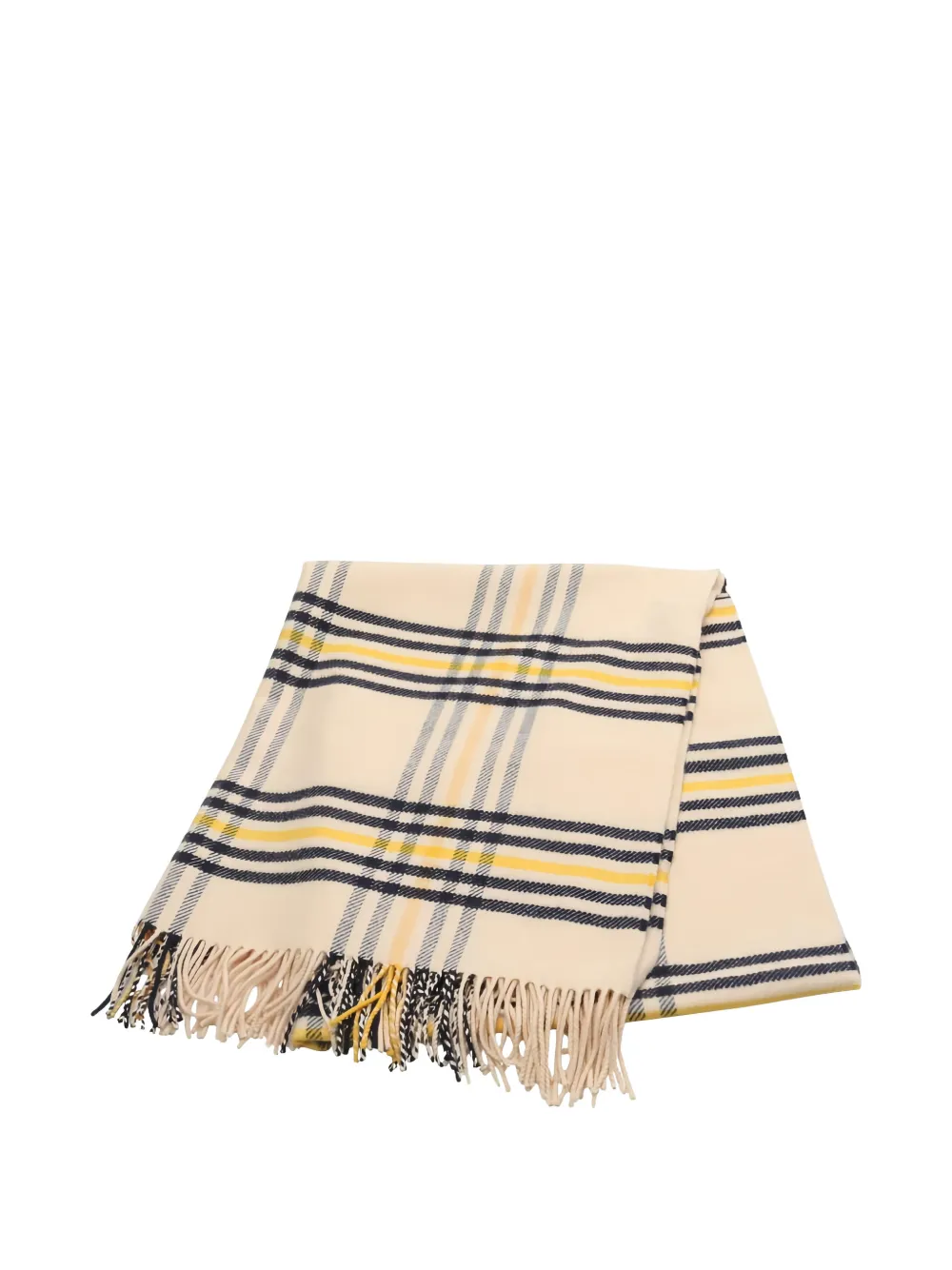 Hermès Pre-Owned 2010s striped cashmere scarf - Toni neutri