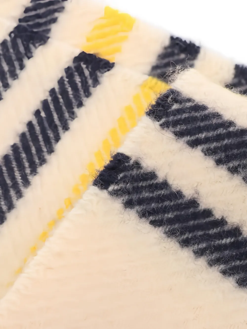 2010s Striped Cashmere Scarf